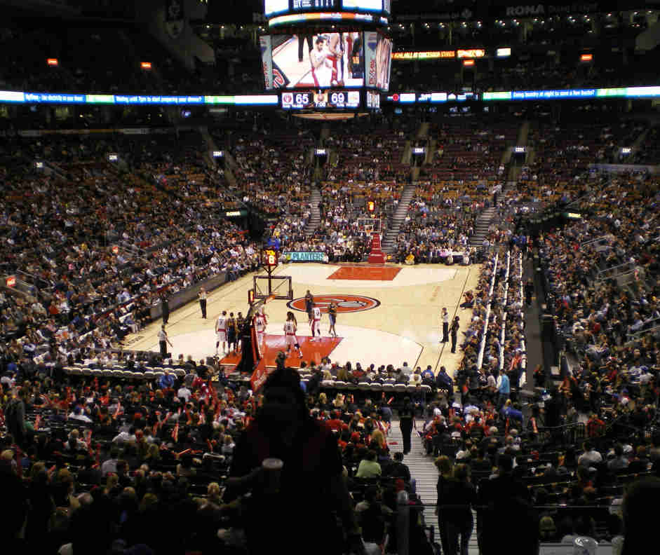 Ver un partido de los Toronto Raptors - Canadalandia